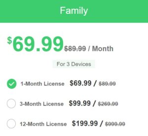 spyic family pricing android