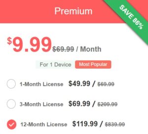 spyic premium pricing android