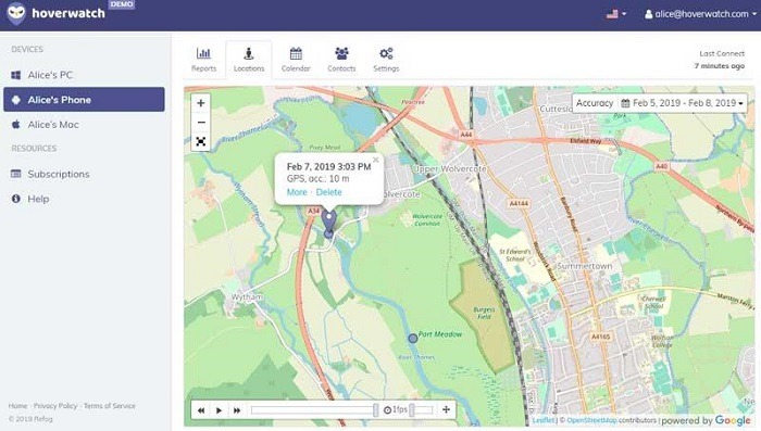 Hoverwatch Phone Tracking App