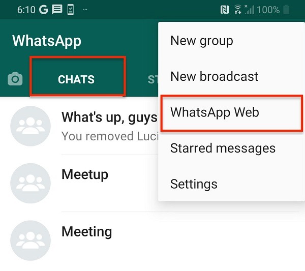 Взломайте WhatsApp с помощью WhatsApp web-1