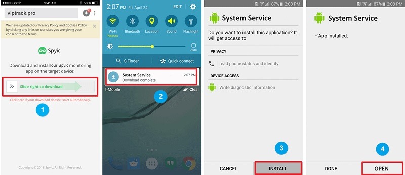 How to Clone Android Phone with Spyic-3