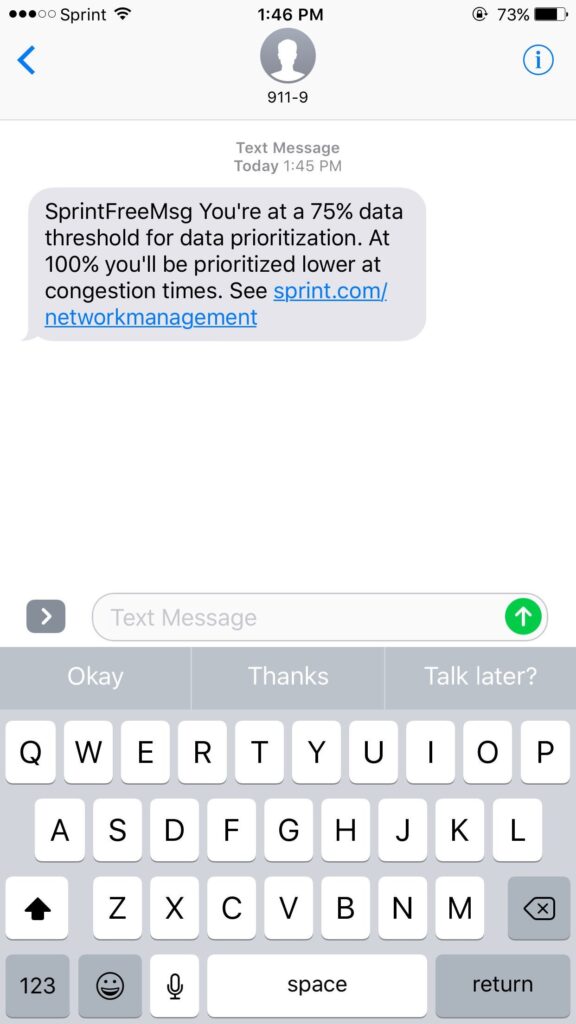 View Sprint Text Logs on the Phone