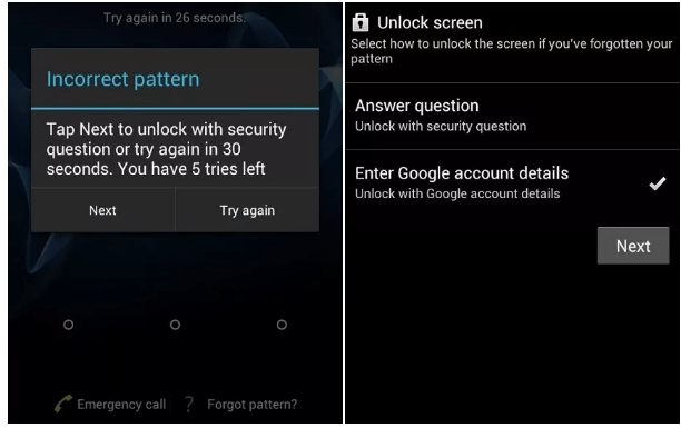 how to unlock android phone with forgot pattern-1