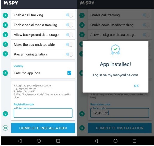 Install-the-mSpy-app-Set-up-and-connect-the-device