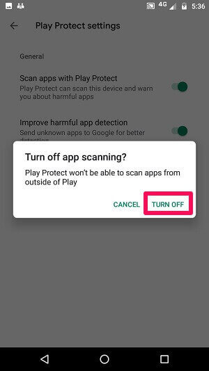 turn off scan apps umobix to read cheating messages