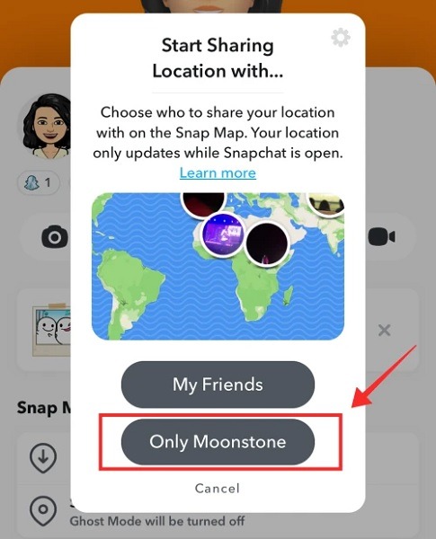 Location Sharing Through Social Media Apps