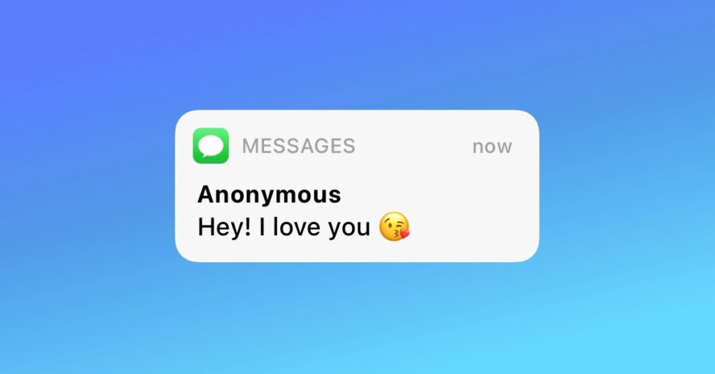 anonymous texting app