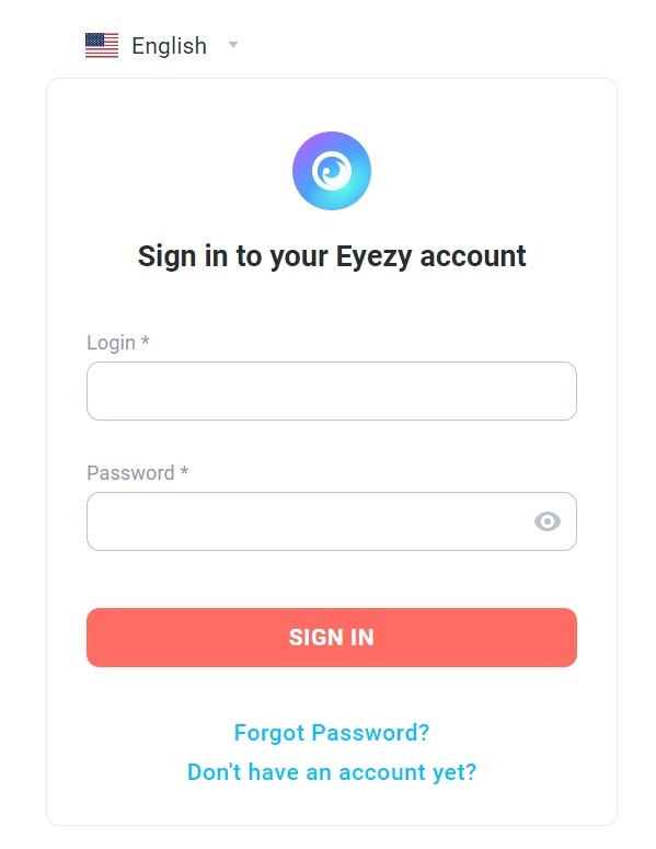 Sign-in-Eyezy-account