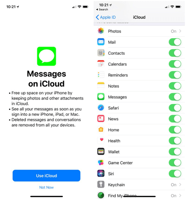 Sync-iCloud-messages